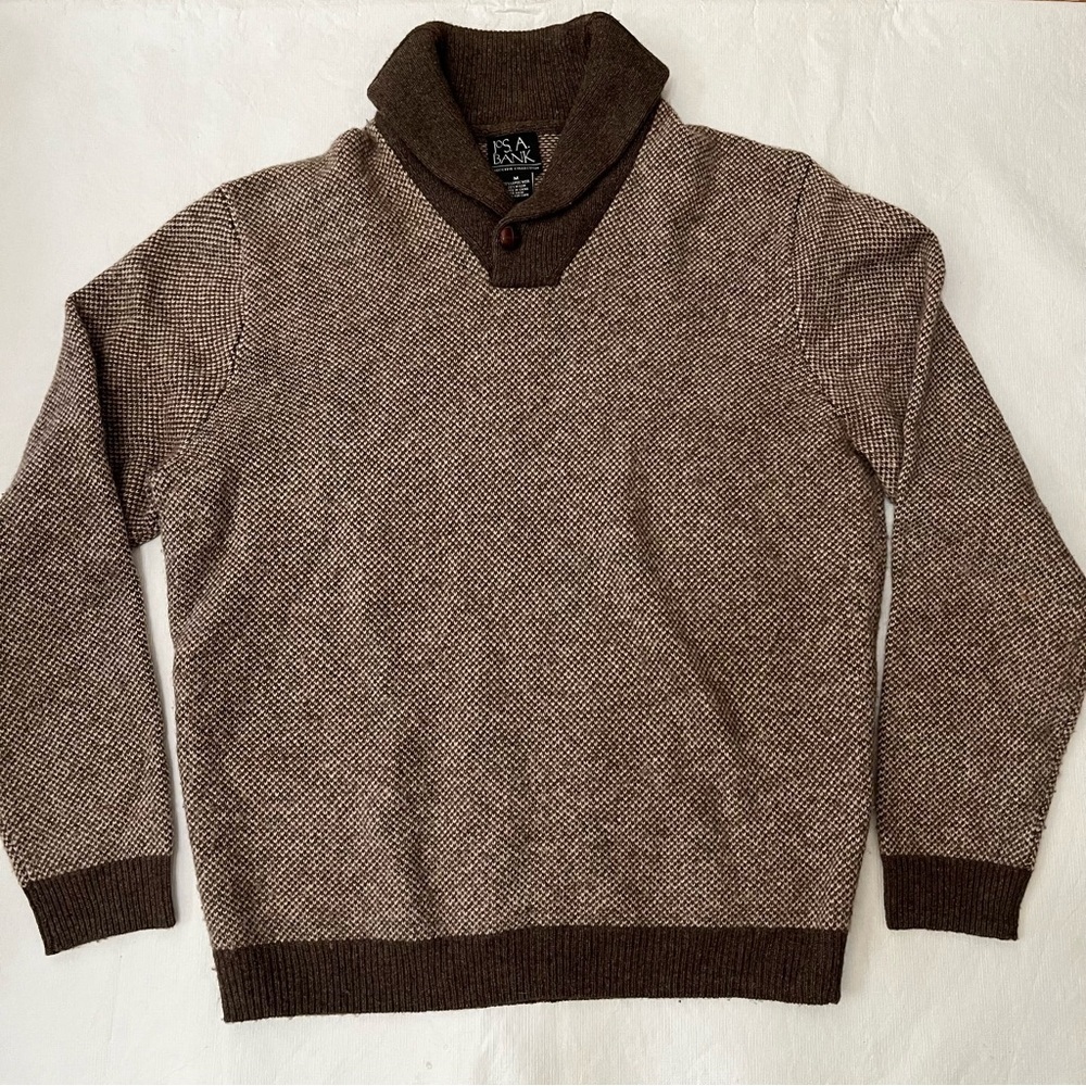 Jos. A. Bank Lambs Wool Blend Grandpa Sweater